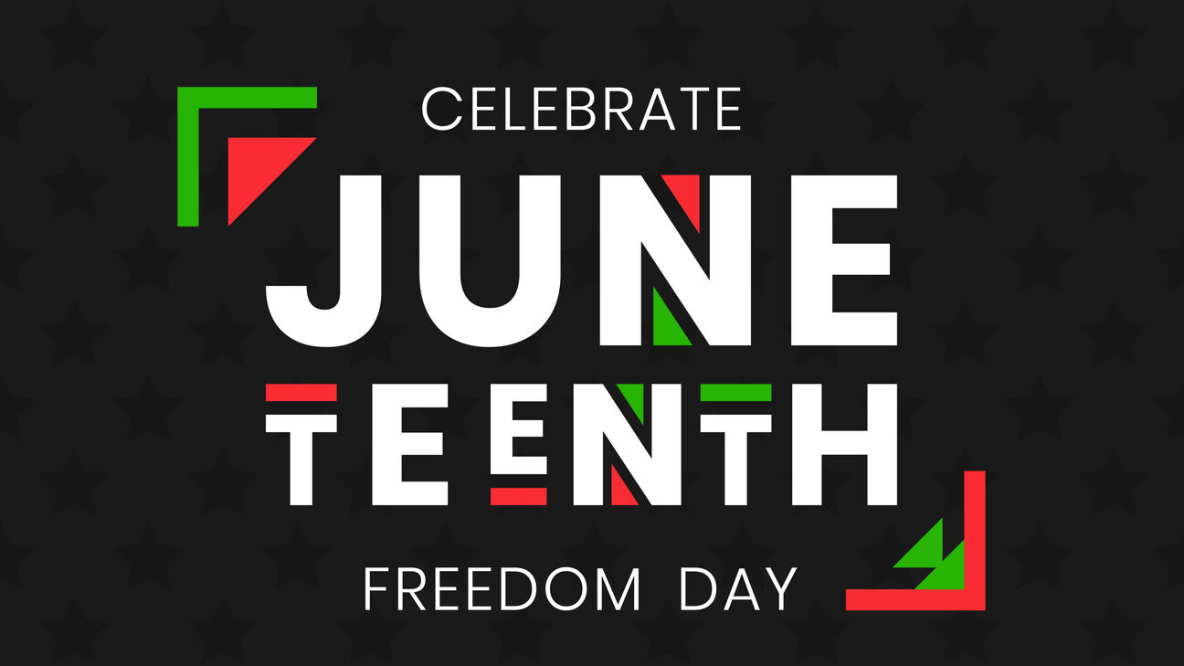 Juneteenth Freedom Day Banner. African American Independence Day, June 19, 1865. Vector Illustration Of Design Template For National Holiday Poster Or Card