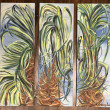 Louisiana Palm Triptych
