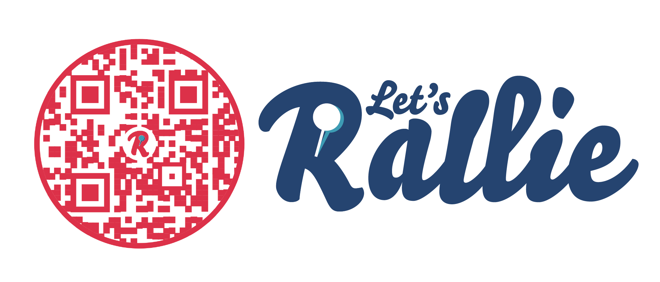 Rallie Logo Qrcode Horizontal