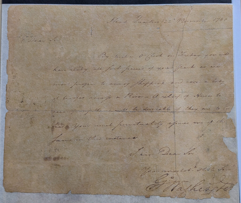 Dey Exhibit Washington Signed Letter 01