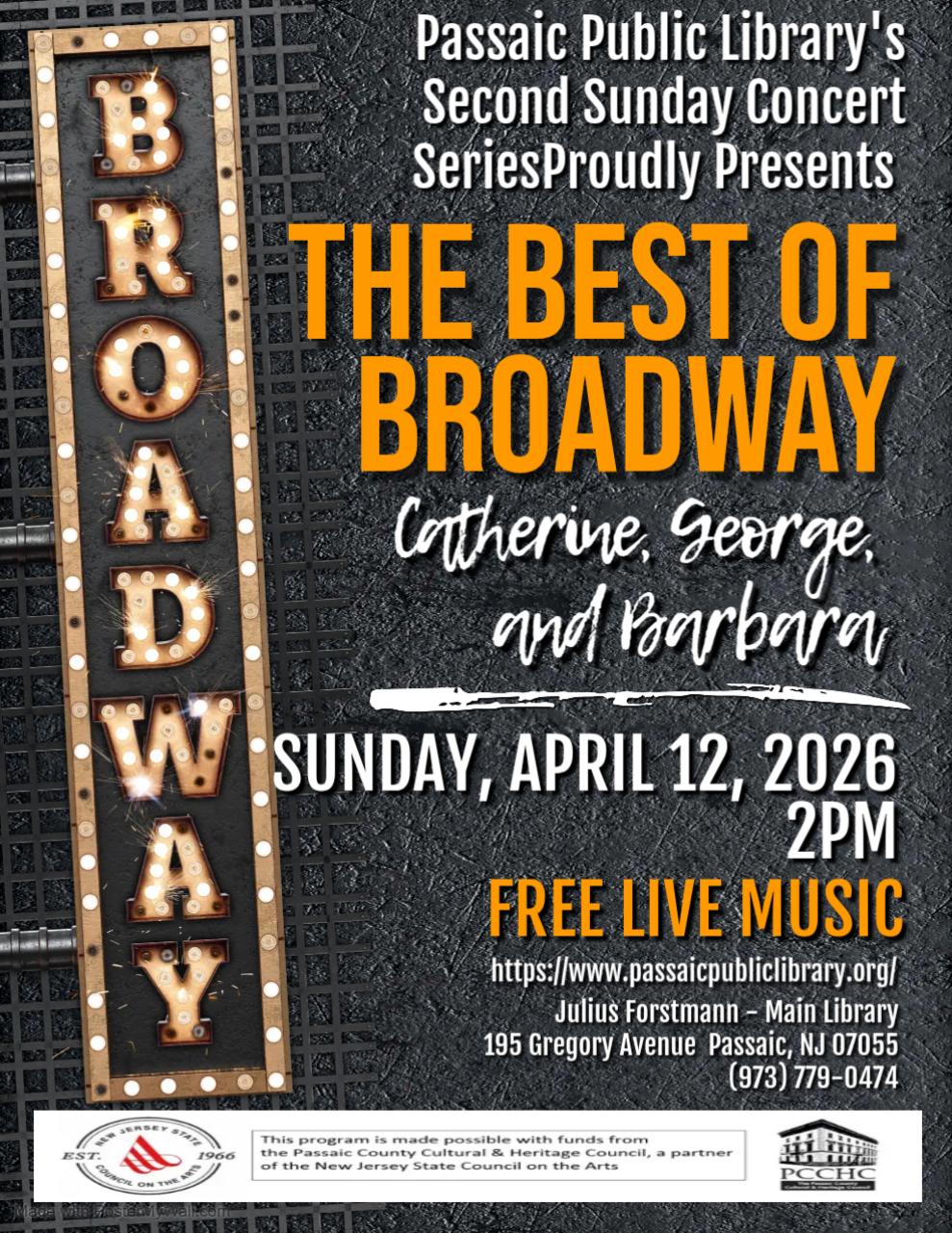 April 12 2026 Concert Flyer