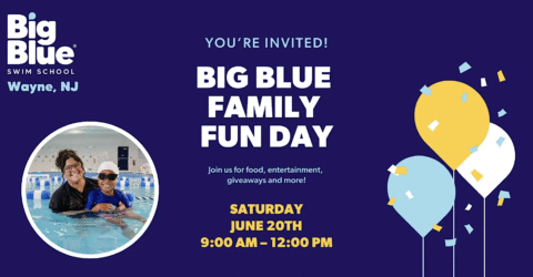 Join us for Family Fun Day at Big Blue Swim School in Wayne