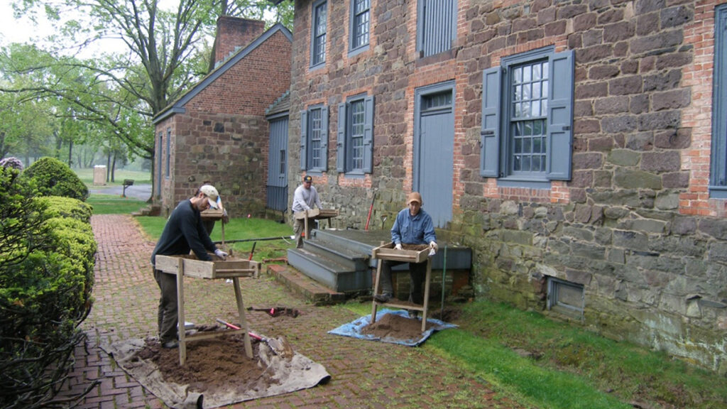 Archaeology at Dey Mansion