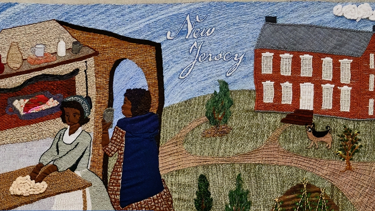 America's Tapestry New Jersey tapestry snippet