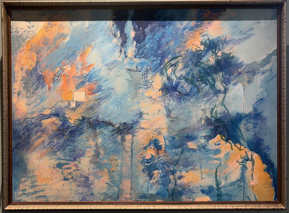 Blue Abstraction 1980